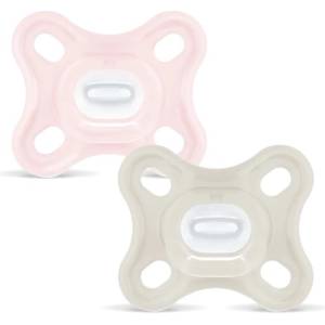 MAM Залъгалки Mam - Comfort, 0-3 м, 2 броя, розова/екрю (100018881/BG710193 ) - baby