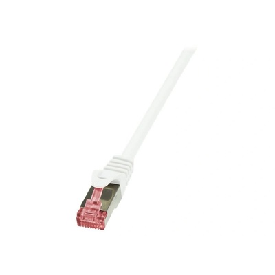 LogiLink Кабел S/FTP LOGILINK Cat6, LSZH, Мед, 15 м, Бял, AWG27, Двойно екраниран CQ2101S (CQ2101S)