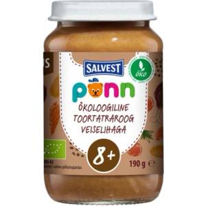 Salvest Ponn BIO Говеждо месо с елда и зеленчуци 190 г (76811)