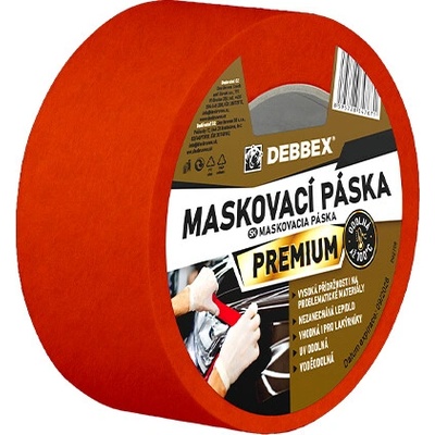 Den Braven Premium Páska maskovacia 100°C 50 mm x 50 m