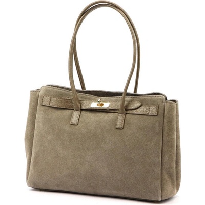 Camilla kožená kabelka PREMIUM 10.004 taupe