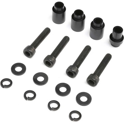 Losi 1:5 DBXL 2.0 4WD: Vložka lože motoru lože spojky hliník černá