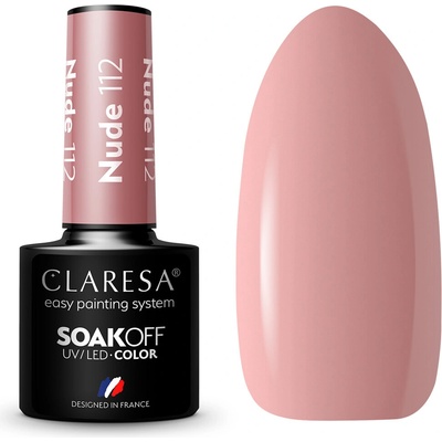 CLARESA Hybridný lak na nechty NUDE 112 5g
