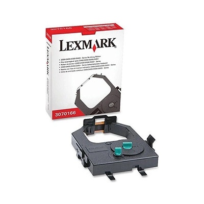 Lexmark originál páska do tlačiarne štítkov, 3070166, čierny tlač/biely podklad
