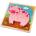 Bigjigs Toys Дървен пъзел Bigjigs - Прасенце (34053)