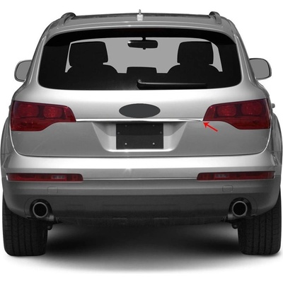 Nerez leštená lišta nad ŠPZ Omtec AUDI Q7 2006-2010 4L