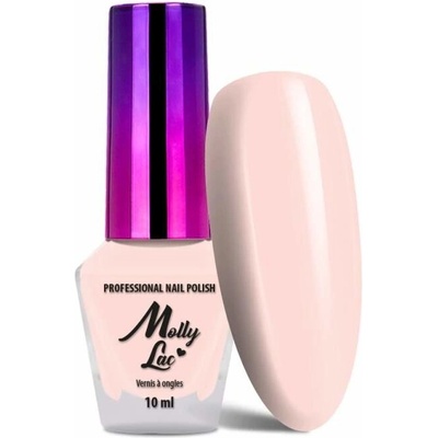 Klasický lak na nehty, 10ml Molly 304 (jemně růžový lak na nehty, vysoký lesk, výdrž až 12 dní)