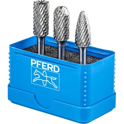 Pferd 1414 ALLROUND Stopkové frézy z tvrdokovu (Sada 3 ks)