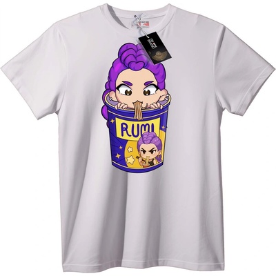 NOONEBRAND Тениска RUMI Купа Нудълс - 7XL, Black
