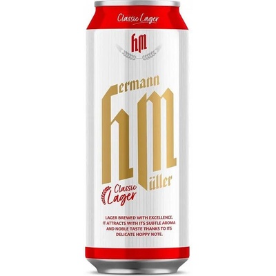 Hermann Müller Classic Lager бира кен 24Х0.5л