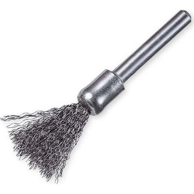 Kartáč koncový 10mm na stopce nesplétaný , vlnitá nerez 0,30mm KA-1533075
