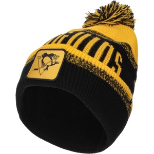 FANATICS Pittsburgh penguins thrive cuffed pom beanie черно, жълто uni (04cs-2011-2gt-xan)