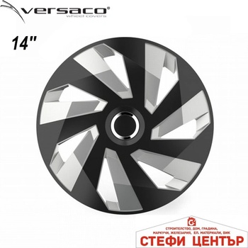 Image 1 of Versaco Тасове за джанти 14'' Versaco Vector RC Black/Silver (56078)