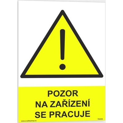 Traiva s.r.o Pozor, na zařízení se pracuje Verze: Plast 210 x 297 mm (A4) tl. 0.5 mm - Kód: 01431
