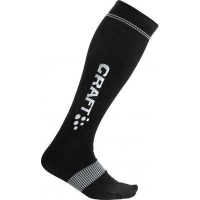 CRAFT CompressionKompresní podkolenky černá-logo