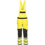 Portwest HI-VIS PW3 MODAFLAME FR420/ Огнеупорни Hi-VIS панталони с гащеризон - HV Жълти/Черни XXL (FR420YBRXXL)