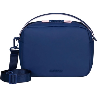 American Tourister PUFFYPOP Taštička přes rameno 20cm Modrá Navy 3.5L