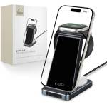 Tech-Protect Безжична зарядна станция 3в1 15W от Tech Protect A26 - Черна (9490713934487)