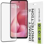 Techsuit Протектор за дисплей - Techsuit 111D Full Cover / Full Glue - Motorola Moto G57 Power / G67 Power - Черен