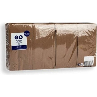 DUNI Servitky 3V 8f 250ks chestnut 40x40cm