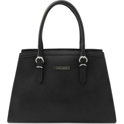 Tuscany Leather Kožená kabelka čierna 2147 1 2