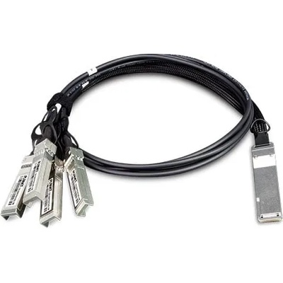 PLANET CB-QSFP4X10G-1M оптичен кабел 1 м QSFP+ 4x SFP+ Черен (CB-QSFP4X10G-1M)