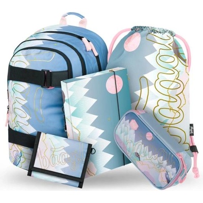 Baagl СЕТ 5 Skate Moon: раница, несесер, джоб, папки, портмоне