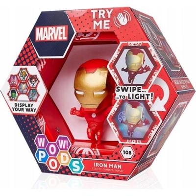 PODS Avengers Iron Man figúrka superhrdinu s osvetlením OUTLET