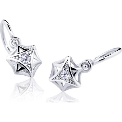 Cutie Diamonds dětské náušnice z bílého zlata s diamanty C2209-10-10-X-2-D
