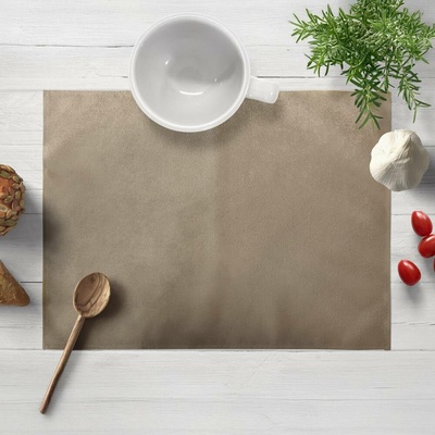 Biante Sametové prostírání Velvet Premium SVP-030 Šedobéžové 35x45cm