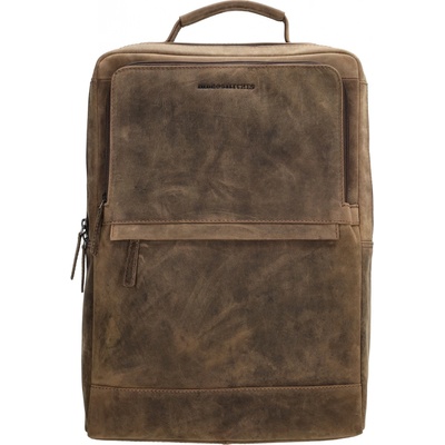 Hide & Stitches Idaho tmavě hnědý 12 l