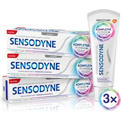 Sensodyne Kompletná ochrana Whitening 3× 75 ml