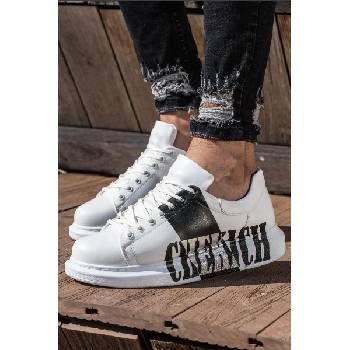 Chekich Унисекс обувки с връзки CH254 - Бели с Черен #359798 (359798_Бяло)