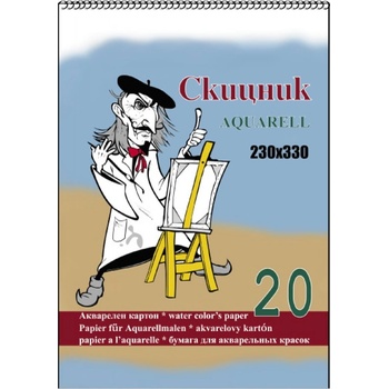 Скицник спирала лукс 23/33 b4 ПК