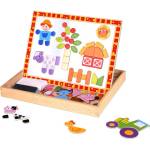 Tooky Toy Дървена магнитна дъска Ферма tkf014