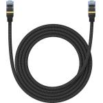 Baseus Мрежов кабел Baseus RJ45, Cat. 7, 10Gbps, 2 м B0013320B111-03 - черен (B0013320B111-03_VZ)
