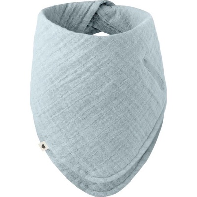 Bibs Bandana mušelínový slintáčik z BIO bavlny Baby Blue