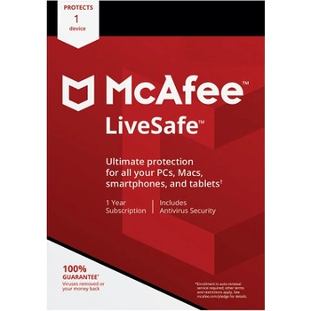 McAfee LiveSafe 10 lic. 1 rok (MLSSMM1RAA)