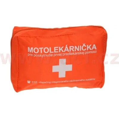 motolékárnička SK - textilní (výbava podle platné vyhlášky MZ SR 143/2009 Z.z., oranžová)