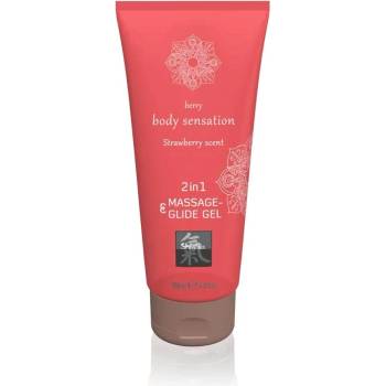 Image 1 of Лубрикант и масажен гел, ягода - Body Sensation 200ml (HOT0067071)