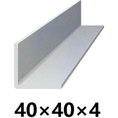 Ocelová tyč tvaru L 40x40x4 (L-profil), bez povrchové úpravy 6 m (J-L40x40x4-6)