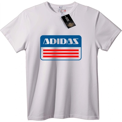 NOONEBRAND Тениска Adidas Лого - 2XL, White