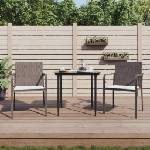 vidaXL Градински стол с възглавници 2 бр кафяв 56x59x84 см полиратан (364093)