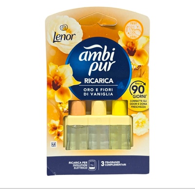 Ambi Pur електрически ароматизатор, Пълнител, 3 volution, Lenor, Ванилия