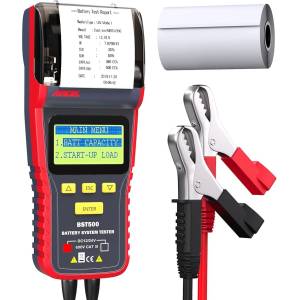 ANCEL Тестер за батерии ancel bst500 12v/24v с вграден принтер (bst500)