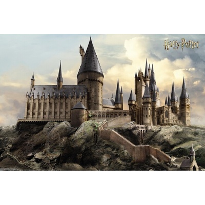 Plagát, Obraz - Harry Potter - Hogwarts, 120 × 80 cm