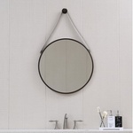 InterCeramic Огледало за баня InterCeramic ICL 1398 BLACK - Ø60 см, черна рамка, 5 мм стъкло (ICL 1398 BLACK)