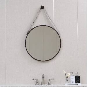 InterCeramic Огледало за баня InterCeramic ICL 1398 BLACK - Ø60 см, черна рамка, 5 мм стъкло (ICL 1398 BLACK)