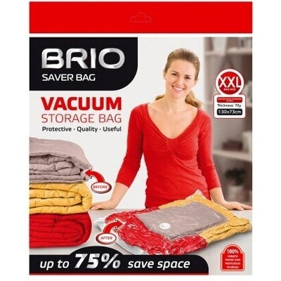 BRIO Плик за вакуумиране на дрехи Brio XXL размер 130х73см (Q0310-1)