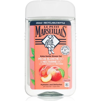 Le Petit Marseillais White Peach & Nectarine Bio нежен душ гел 250ml
